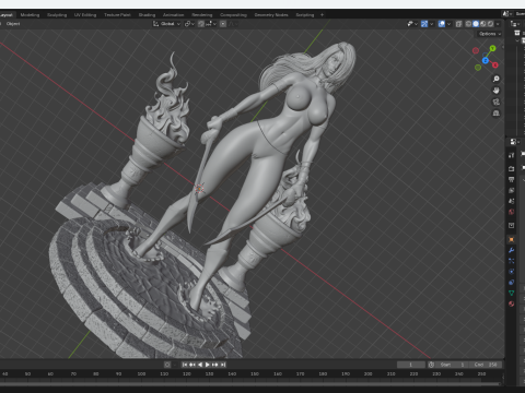 Moon - Talia Modelo 3D