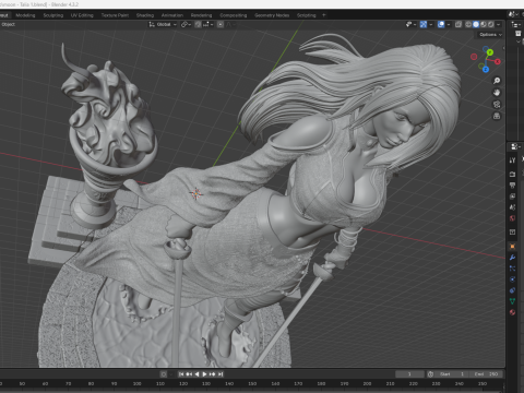 Moon - Talia Modelo 3D