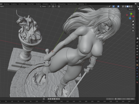 Moon - Talia Modelo 3D