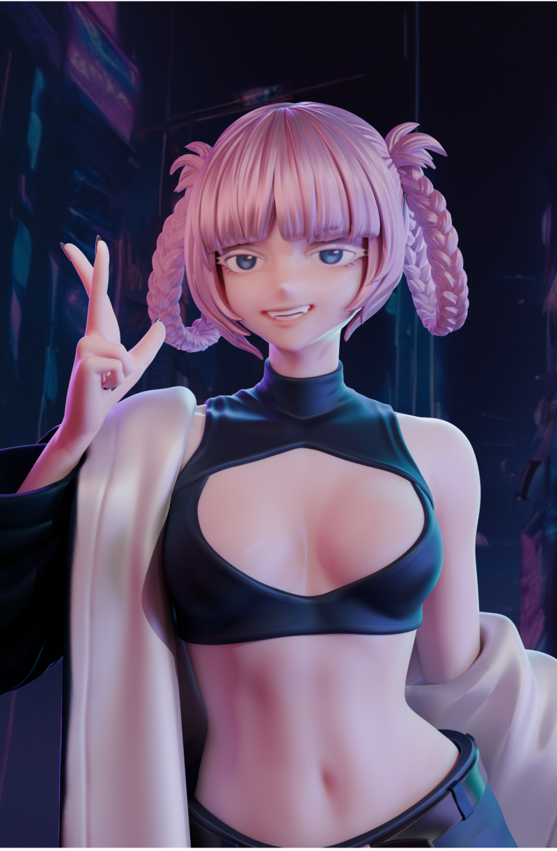 Sylviana sculpt 3D 打印模型 .c4d .max .obj .3ds .fbx .stl .blend 