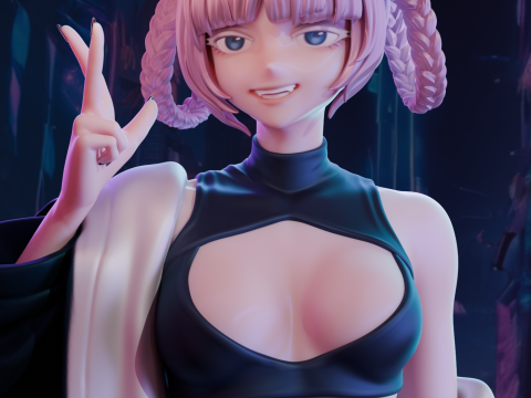 Sylviana sculpt 3D 打印模型