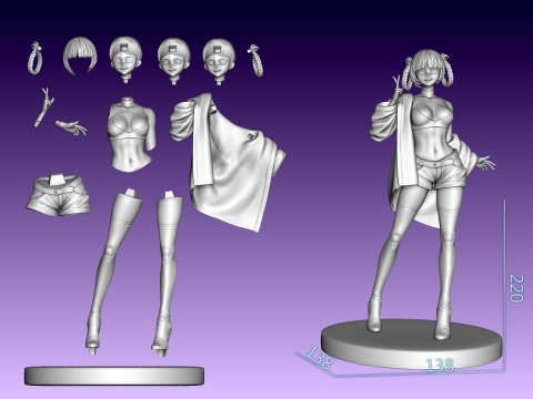 Sylviana sculpt 3D 打印模型