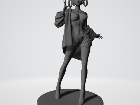 Sylviana sculpt 3D 打印模型