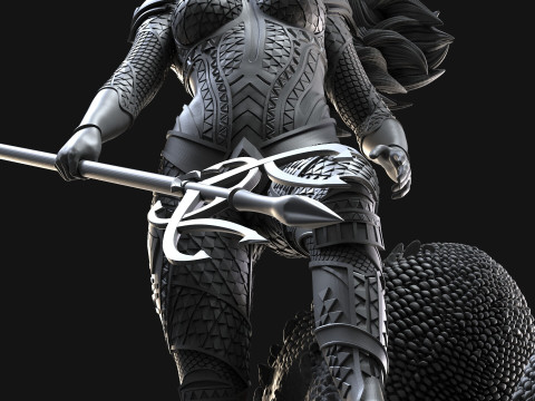 Queen Mera 3D Print Model
