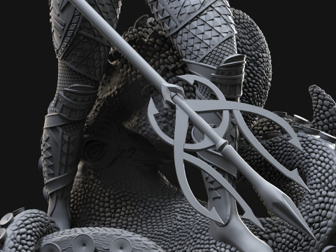 Queen Mera 3D Print Model