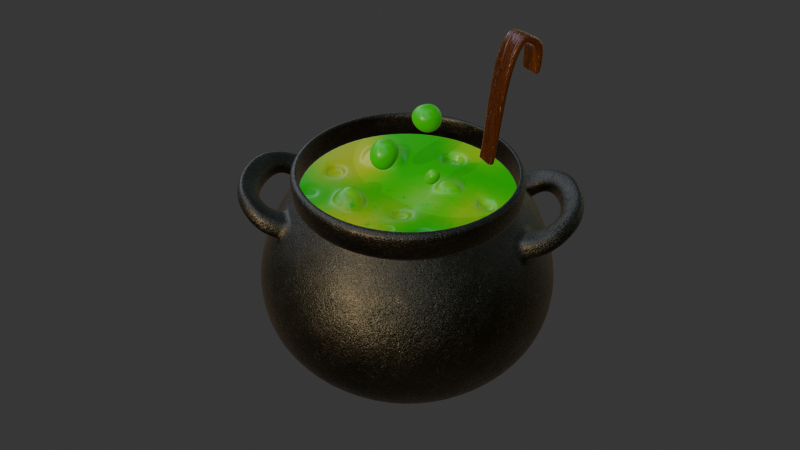 Cauldron3D Modello 3D .c4d .max .obj .3ds .fbx .stl .blend
