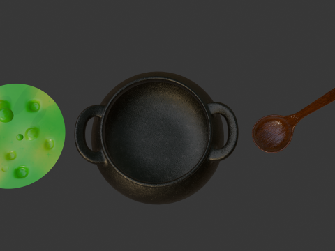 Cauldron3D Modello 3D