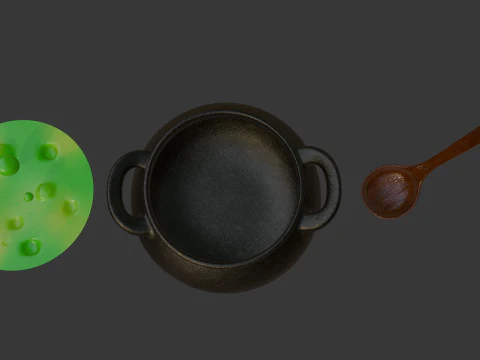 Caldeir&atilde;o 3D Modelo 3D