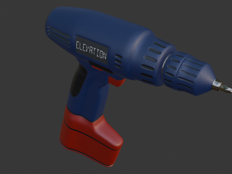 Eelectric screwdriver 3D Model