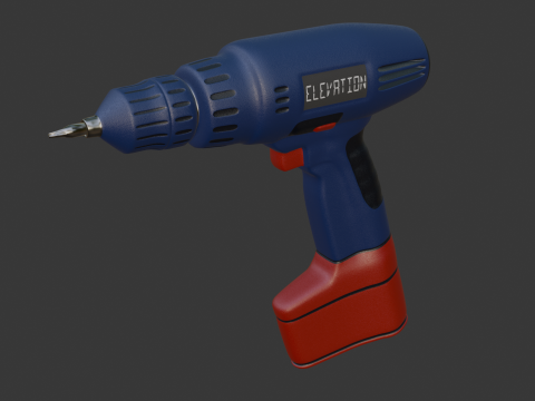 Eelectric screwdriver 3D मॉडल