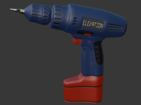 Eelectric screwdriver 3D मॉडल