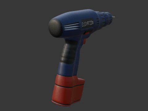 Электрическая отвертка 3D Модель