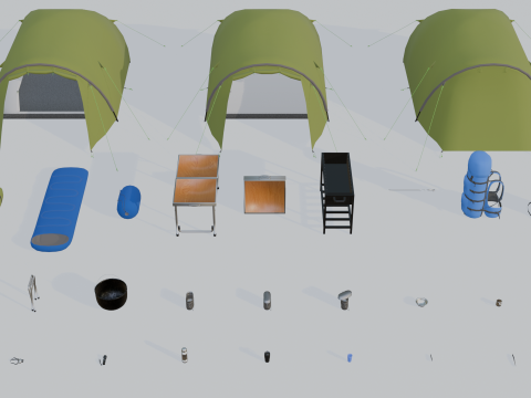 キャンプ アウトドア ギア パック 3Dモデル