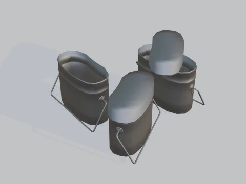 Camping Outdoor Gear pack 3D Model