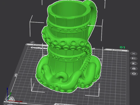 Octo-Grip Can Holder The Guardian of Your Soda 3D Print Model