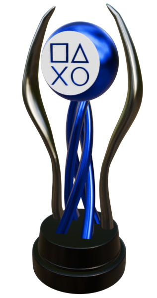 Custom PS5-PlayStation Trophy s Ready to Print 3D Druckmodell .c4d .max .obj .3ds .fbx .stl .blend 