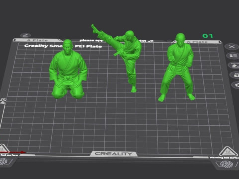 3D Karate Trophy Kit - Print the Win Model do druku 3D