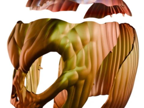 可怕的 3D 面具 - 万圣节南瓜脑 - 可打印 3D 打印模型