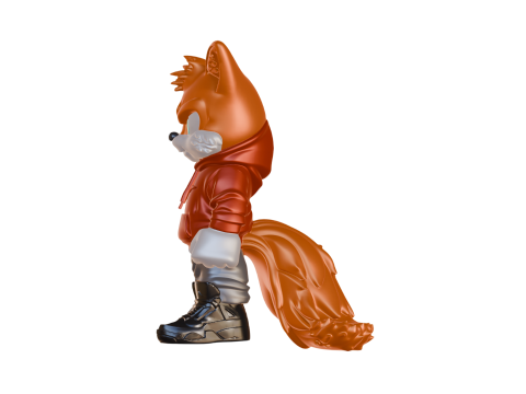 EXCLUSIVE 3D PROJECT Tails Prower Urban Vibes Style STL to FDM and RESIN Parts Separated by C Model do druku 3D
