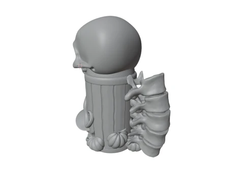 Spooky Halloween Can Holder 3D Print Model