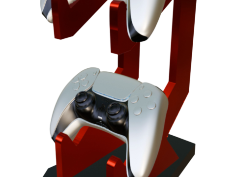Organizer Stand for 2 Controllers PS5 Xbox PC 3D 打印模型