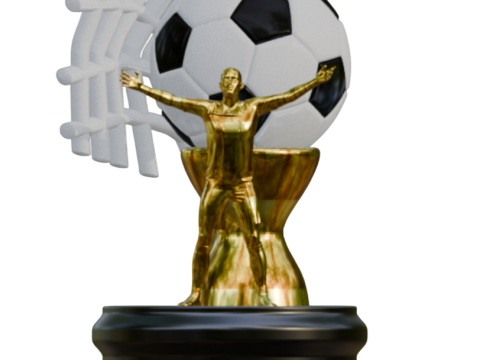 PREMIUM FOOTBALL TROPHY KIT 4 EXCLUSIVE MODELS 3Dプリントモデル