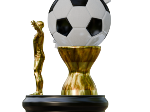 PREMIUM FOOTBALL TROPHY KIT 4 EXCLUSIVE MODELS 3Dプリントモデル