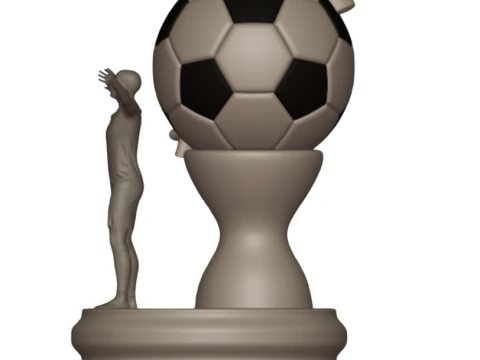 PREMIUM FOOTBALL TROPHY KIT 4 EXCLUSIVE MODELS 3D Print Model