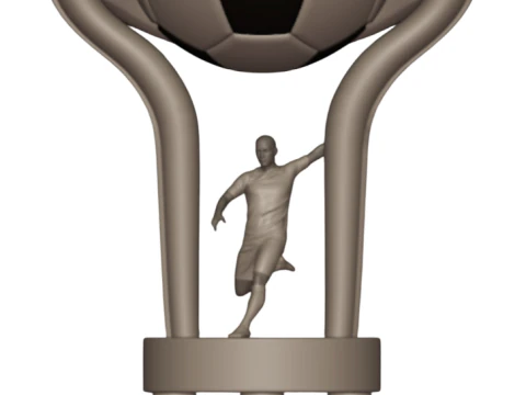 PREMIUM FOOTBALL TROPHY KIT 4 EXCLUSIVE MODELS 3D Print Model