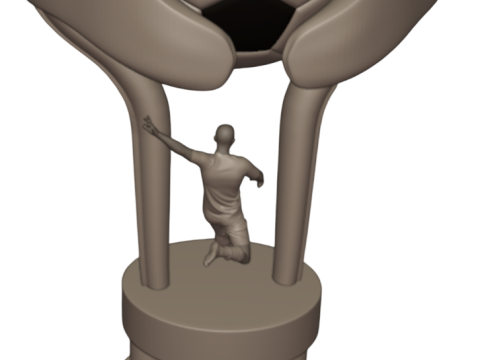 PREMIUM FOOTBALL TROPHY KIT 4 EXCLUSIVE MODELS 3Dプリントモデル