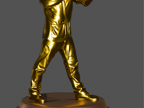 Clay Shooting Personaggio 3D Frullatore STL stampabile Premium Modello di stampa 3D