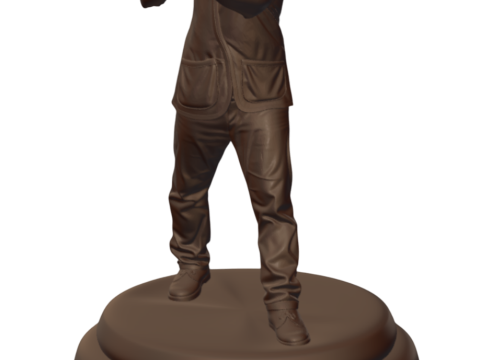 Clay Shooting Personaggio 3D Frullatore STL stampabile Premium Modello di stampa 3D