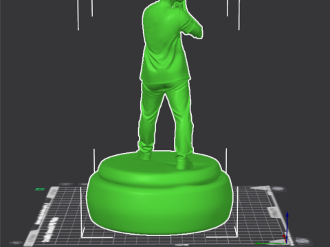 Clay Shooting Personaggio 3D Frullatore STL stampabile Premium Modello di stampa 3D