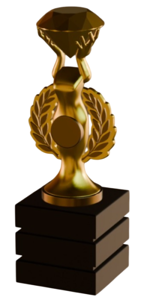 2025년 올해의 베스트 트로피 프리미엄 에디션 3D 프린트 모델 .c4d .max .obj .3ds .fbx .stl .blend