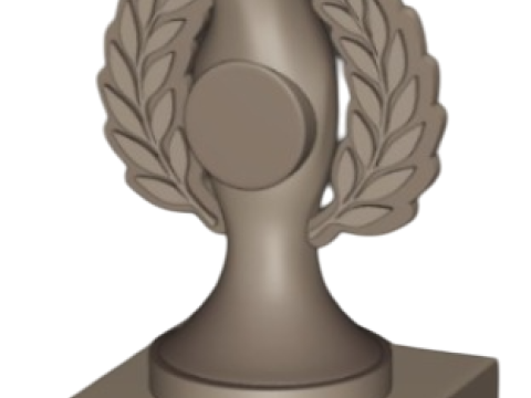 2025년 올해의 베스트 트로피 프리미엄 에디션 3D 프린트 모델