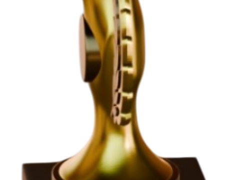 2025년 올해의 베스트 트로피 프리미엄 에디션 3D 프린트 모델