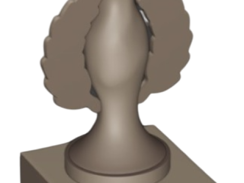 2025년 올해의 베스트 트로피 프리미엄 에디션 3D 프린트 모델