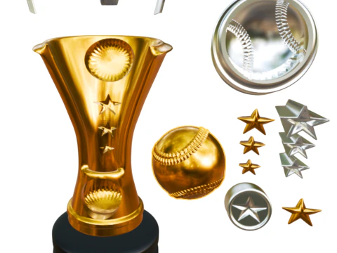 Premium 3D Printable Baseball Trophy Files Ready 3D Print Model