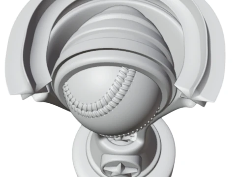 Premium 3D Printable Baseball Trophy Files Ready 3D Print Model