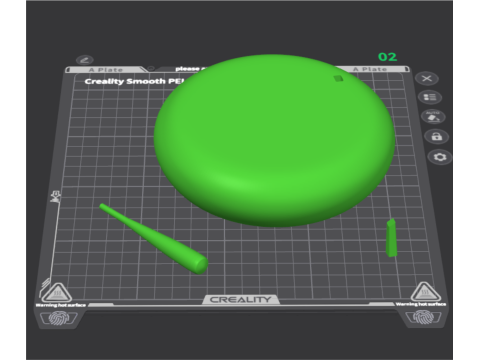 BASEBALL BATTER GOLDEN TROPHY 3D Print Model