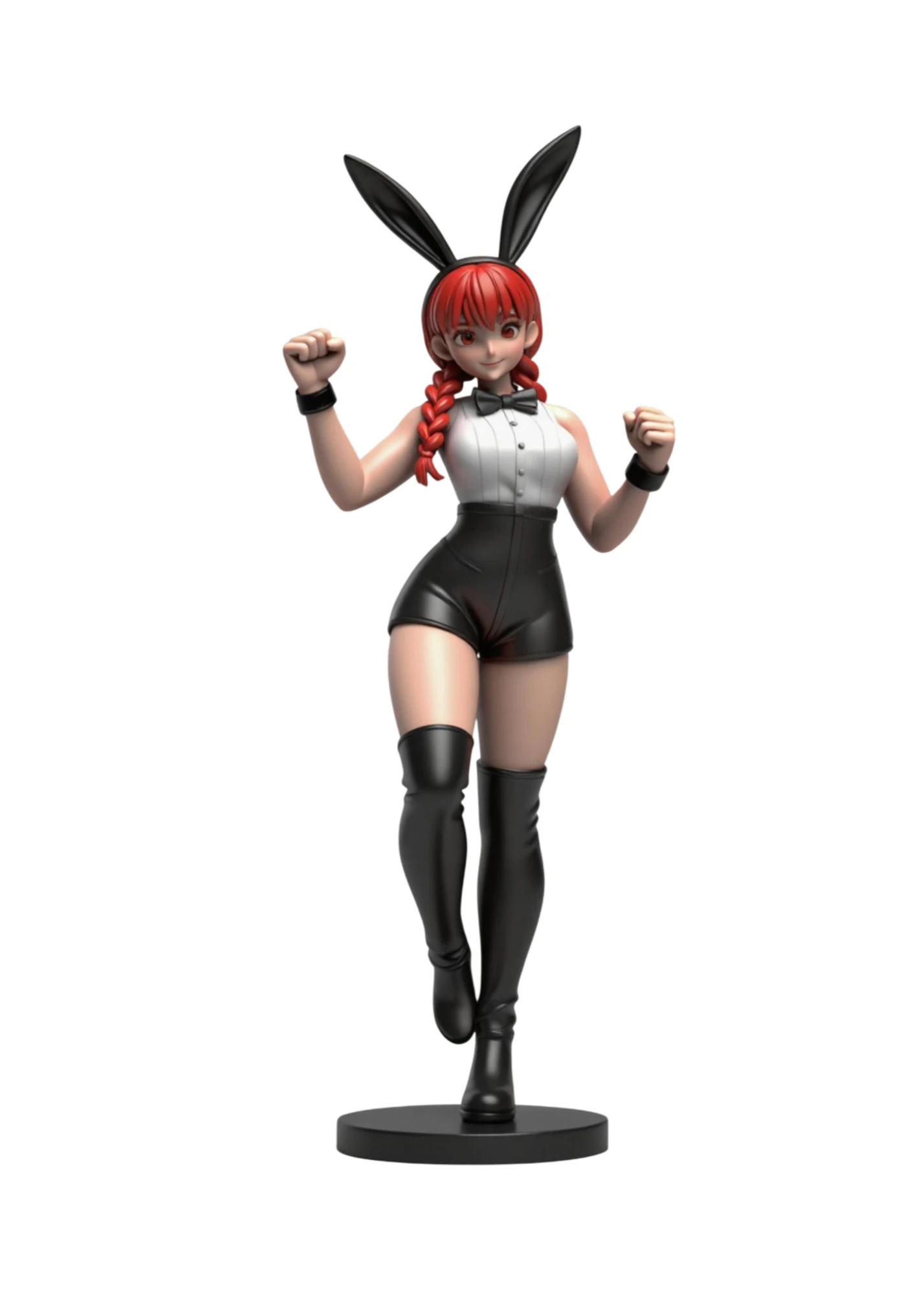 Chainsaw Man Makima BiCute Bunny Girl 3D Print Model .c4d .max .obj .3ds .fbx .stl .blend 