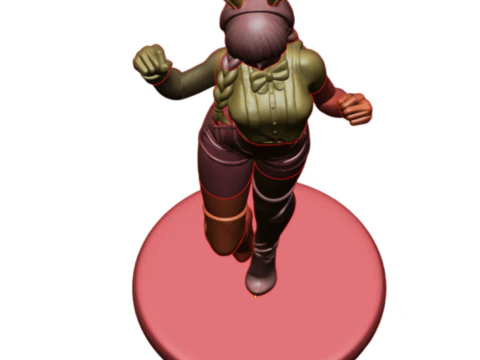 Chainsaw Man Makima BiCute Bunny Girl 3D Print Model