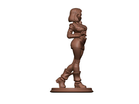 ANDROID 18 3D PRINTABLE FIGURE MULTI-PART STL 3D Print Model