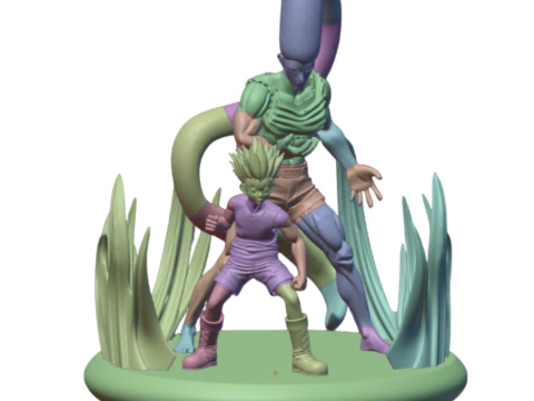GON KID ERWACHSENE GON STATUE HUNTER X HUNTER HARZPROJEKT 3D Druckmodell