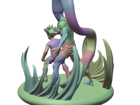 GON KID ERWACHSENE GON STATUE HUNTER X HUNTER HARZPROJEKT 3D Druckmodell