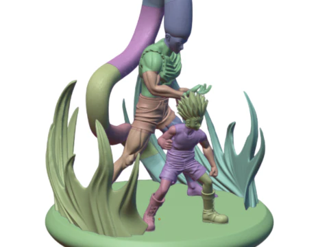 GON KID ERWACHSENE GON STATUE HUNTER X HUNTER HARZPROJEKT 3D Druckmodell