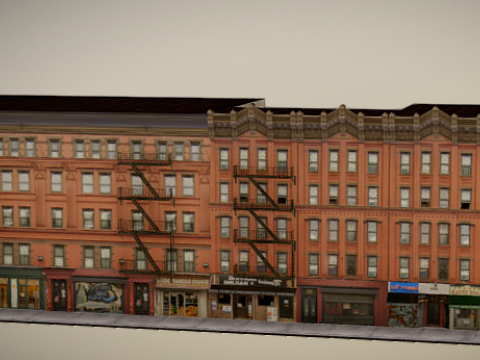 City Building 3D 模型