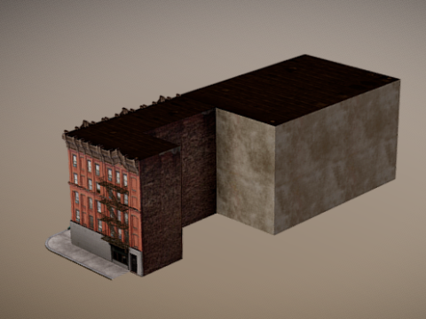 City Building 3D 模型
