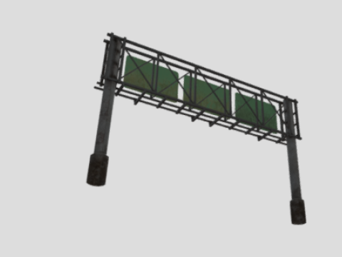 Road Bill Board 3D 模型