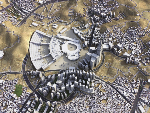 City Map 3D Model